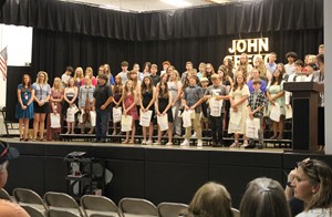 Sixth Graders Graduate