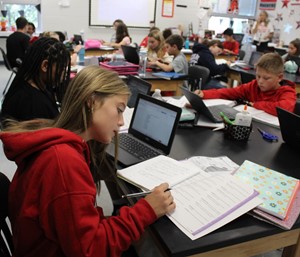Fifth-Graders Successfully Transition to Harding